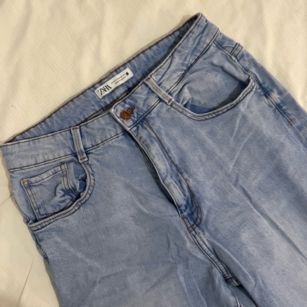 Zara Light Blue Denim Jeans